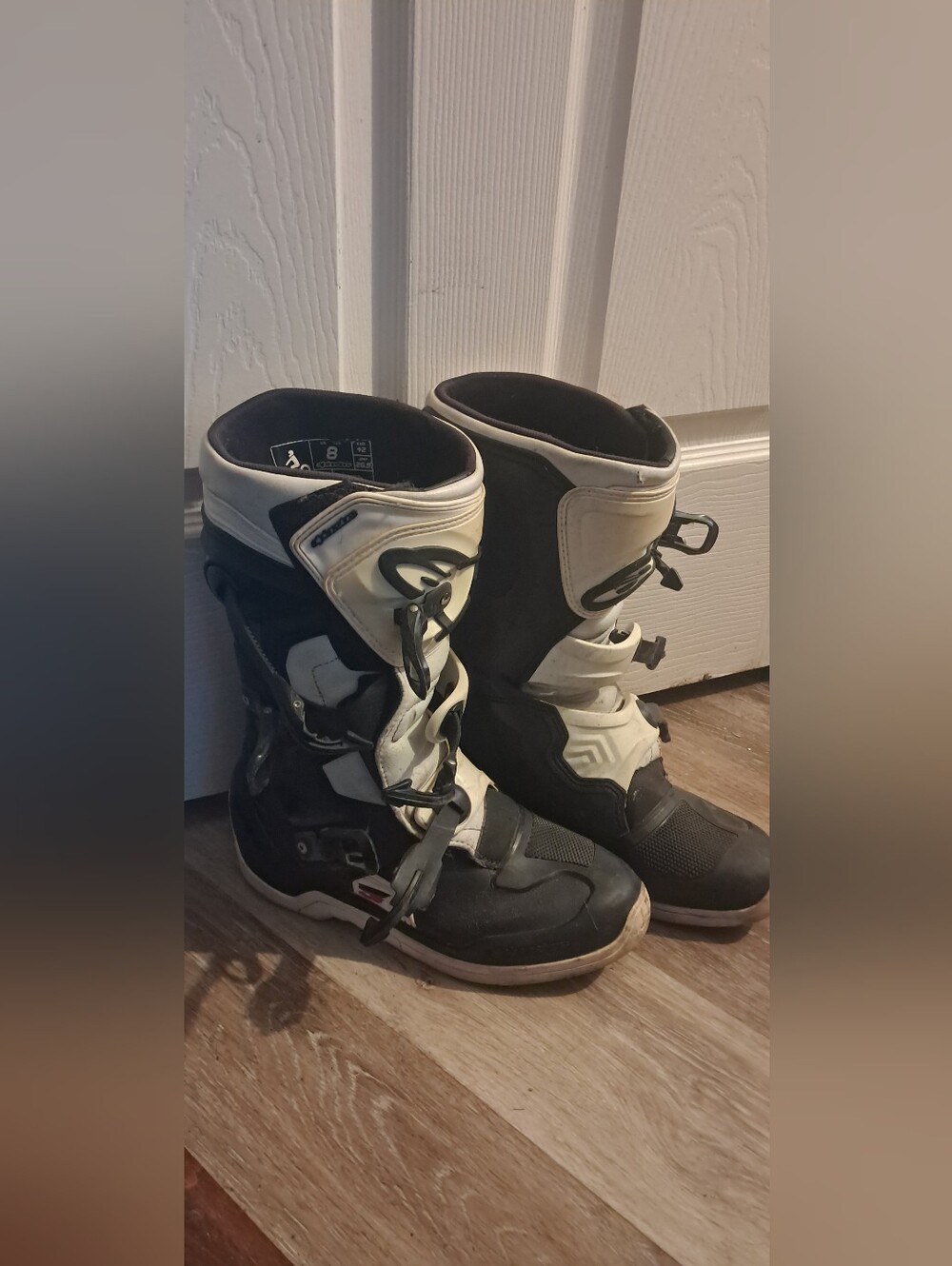 Youth Alpinestars Tech 3s Motocross Dirtbike Boots Sz 8